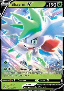 Shaymin V 013/172 – Brilliant Stars – NM, Ophalen of Verzenden, Nieuw, Losse kaart