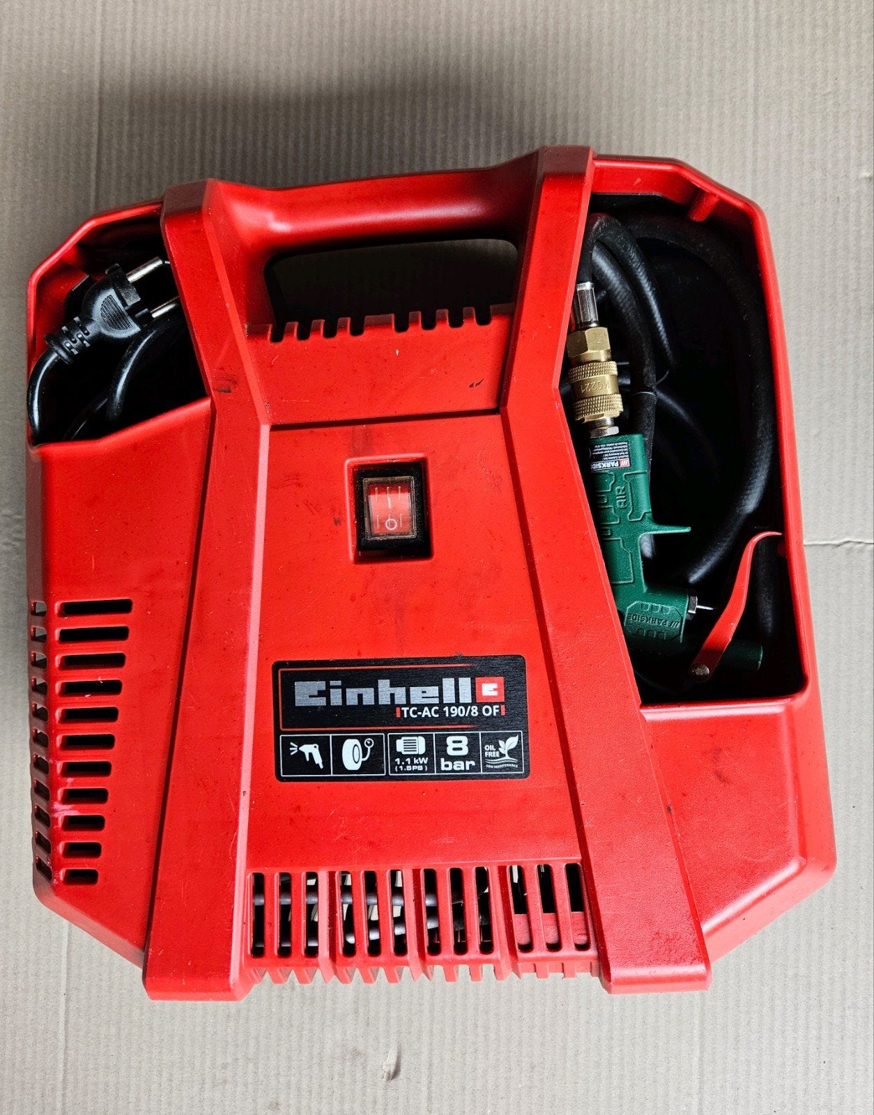 Compressor, Gebruikt, 6 tot 10 bar, Ophalen of Verzenden, Minder dan 200 liter/min