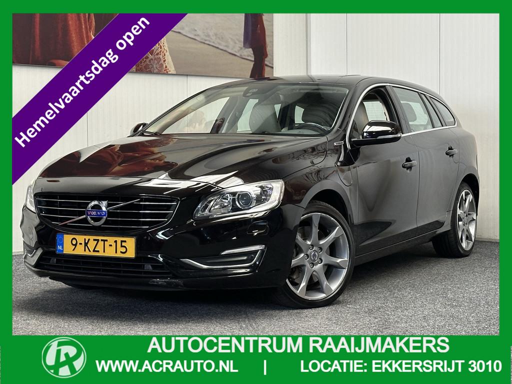 Volvo V60 2.4 D6 AWD PLUG- IN HYBRID SUMMUM NAVIGATIE CRUISE, Automaat, Beige, Zwart, Vierwielaandrijving