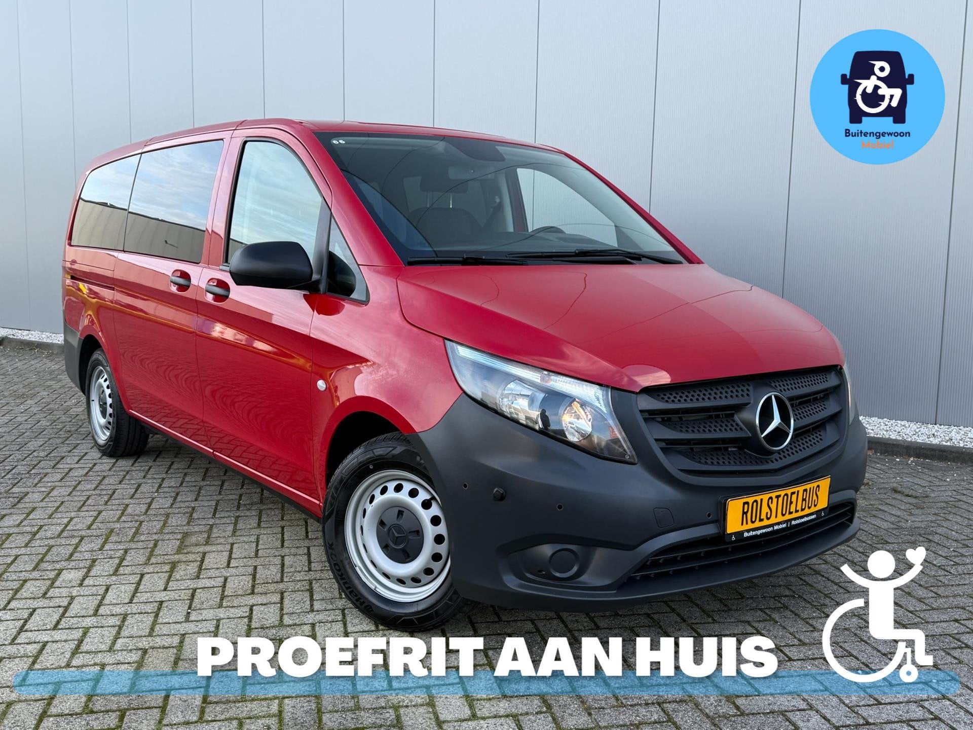 Mercedes-Benz Vito Tourer 2020 Dahl lock (Airco) 4 Persoons, Automaat, Gebruikt, Zwart, 4 cilinders