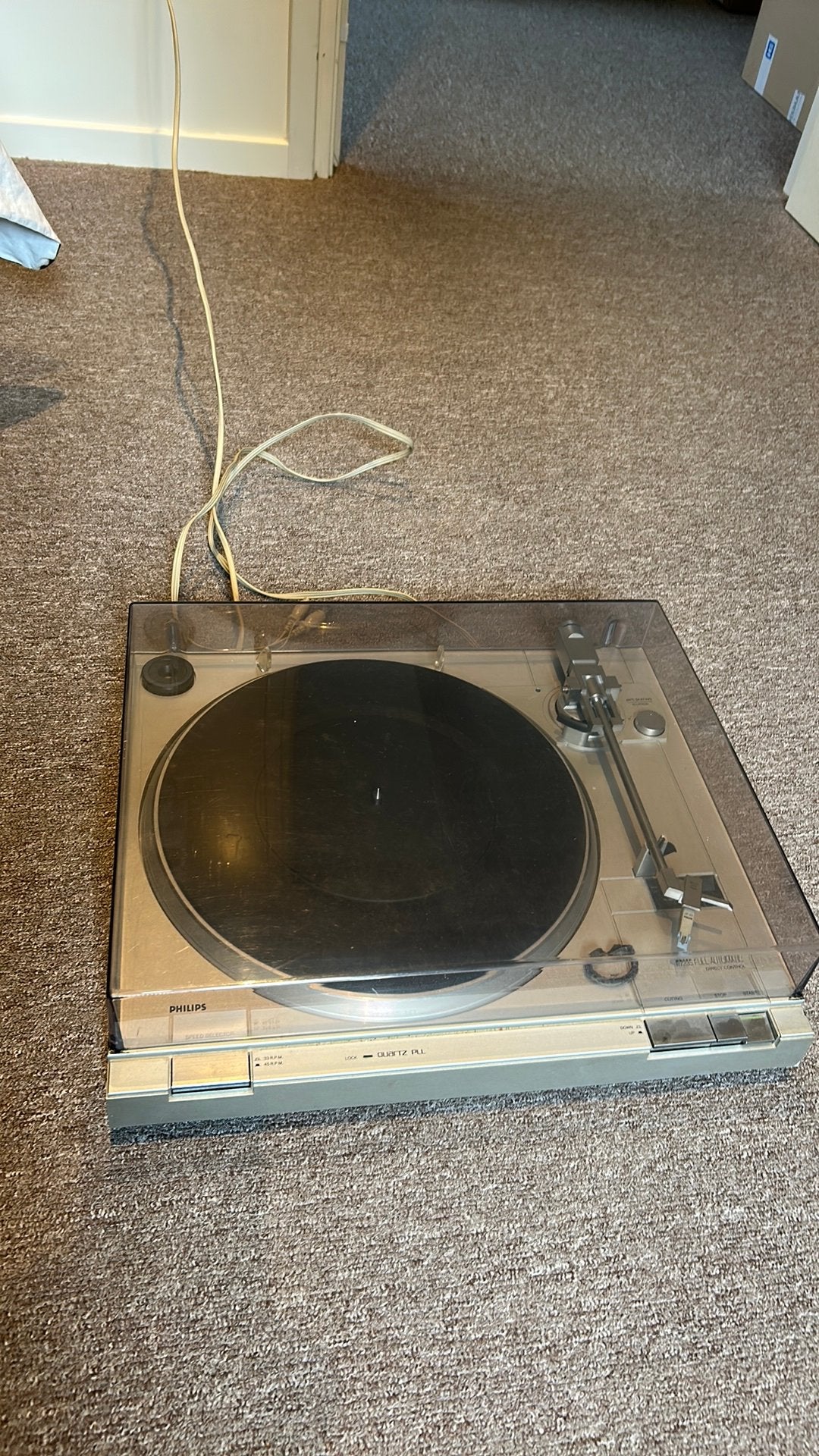 Platenspeler Philips F7235, Ophalen, Niet werkend, Philips