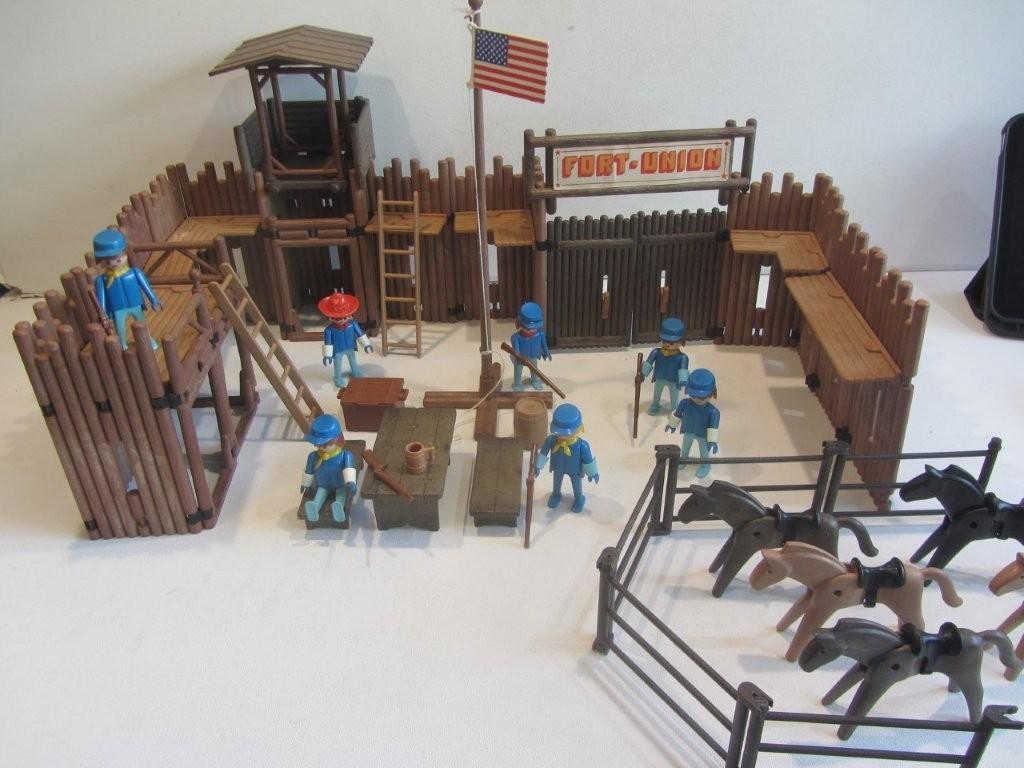 Playmobil vintage Western Fort Union – 3420, Kinderen en Baby's, Speelgoed | Playmobil, Ophalen of Verzenden, Gebruikt, Los playmobil