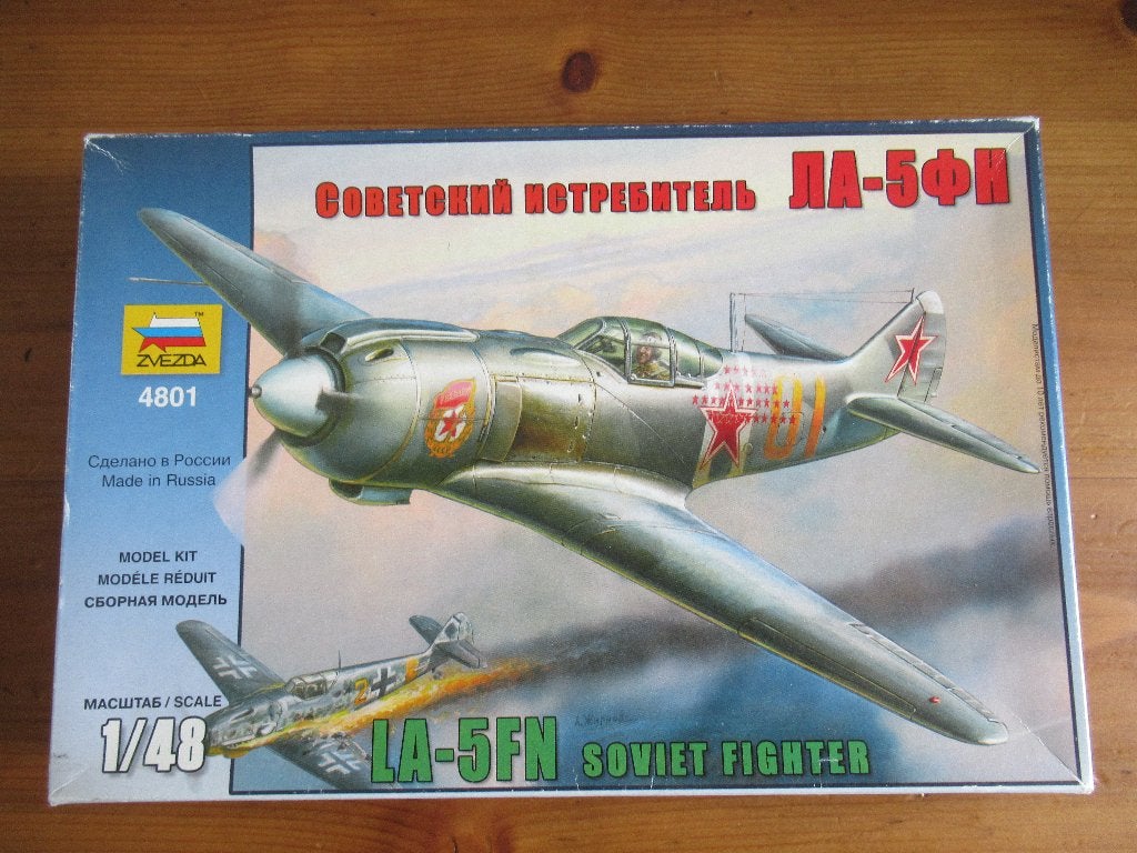 Lavochkin La-5FN (Zvezda 1/48), Overige merken, Nieuw, Ophalen of Verzenden, Groter dan 1:72