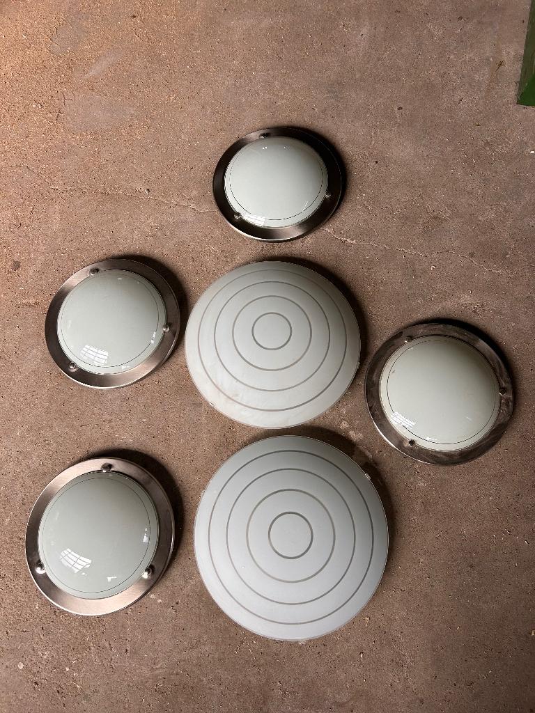 Plafondlampen 6 stuks voor 15 euro, Ophalen of Verzenden, Zo goed als nieuw