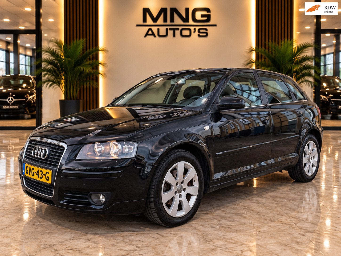 Audi A3 Sportback 1.8 TFSI S-Line|AutomaatLeder|Stoelvw.|Pdc, Gebruikt, Zwart, Zwart, Leder