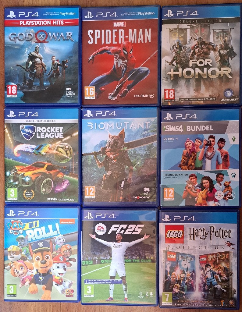 9 PS4 games, Avontuur en Actie, 2 spelers, Ophalen of Verzenden, Zo goed als nieuw