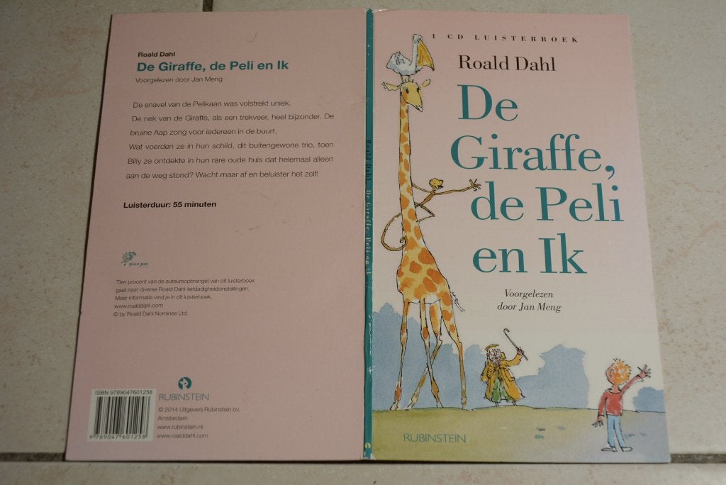 Luisterboek De Giraffe, de Peli en Ik / Roald Dahl 1cd , Boeken, Luisterboeken, Ophalen of Verzenden, Cd, Kind
