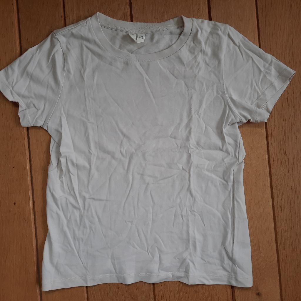 ADIDAS t- shirt AJAX uit blauw streep maat 128, Kinderen en Baby's, Kinderkleding | Maat 128, Ophalen of Verzenden, Zo goed als nieuw