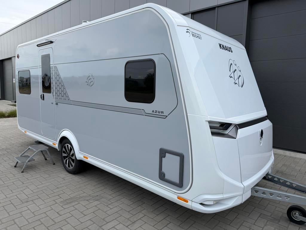 Knaus Azur 500 FU, nieuw, casette luifel, mover aut, Caravans en Kamperen, Rondzit, Frans bed, Bedrijf, Knaus