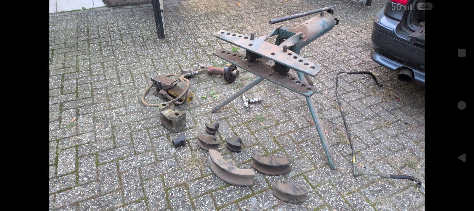 hydraulische pijpenbuiger tot 2 inch, Ophalen of Verzenden, Voor 1940