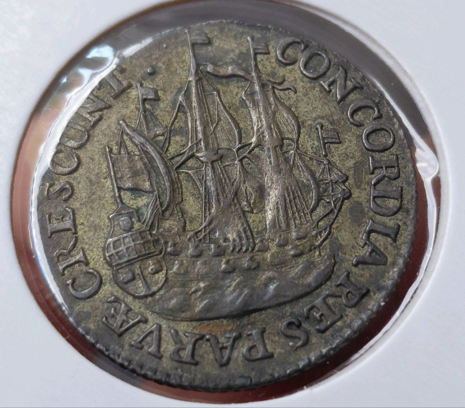 Zilveren scheepjesschelling 1788 - Utrecht - ZEER MOOI!, Postzegels en Munten, Vóór koninkrijk, Zilver, Losse munt, Overige waardes