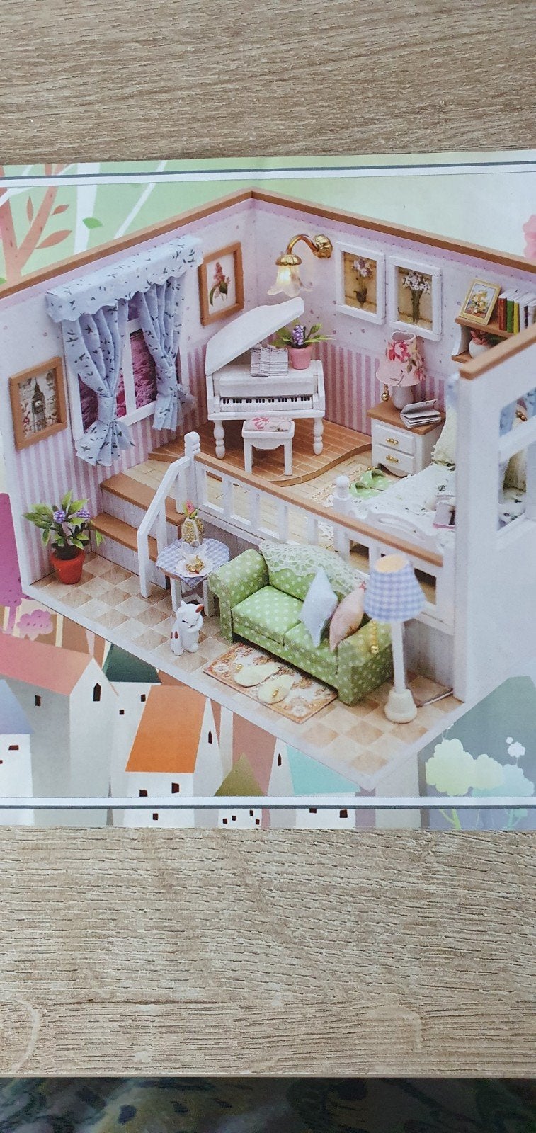 Knutselpakket woonkamer...., Hobby en Vrije tijd, Modelbouw | Overige, Ophalen of Verzenden, Groter dan 1:32