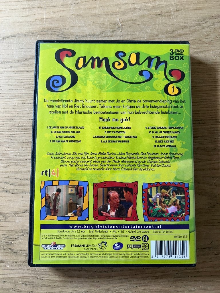 DVD Sam Sam Seizoen 1, Alle leeftijden, Ophalen of Verzenden, Zo goed als nieuw, Komedie