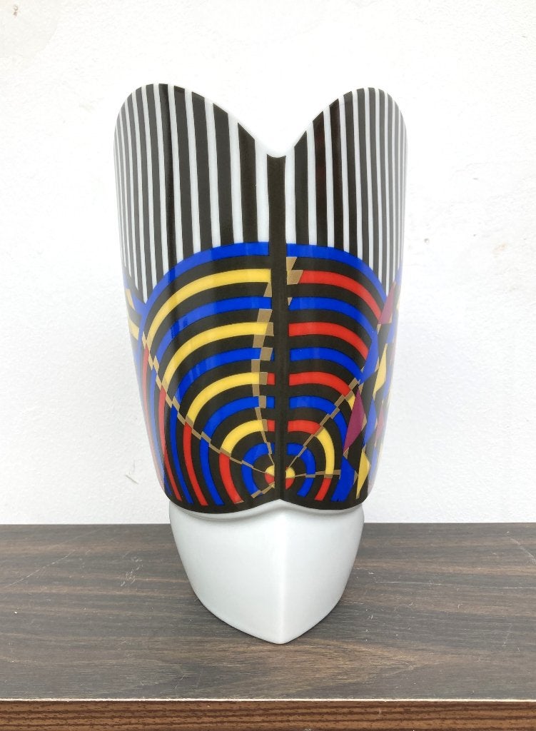 Rosenthal - Jane Osborne-Smith - vaas 24 cm, Overige kleuren, Aardewerk of Porselein, Ophalen of Verzenden, Zo goed als nieuw