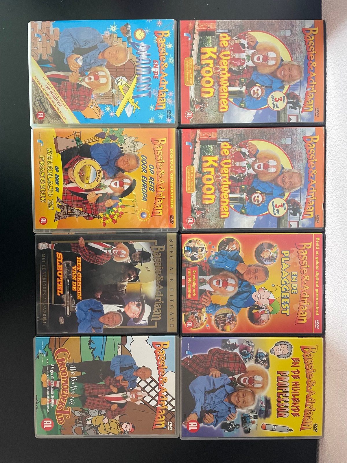 Bassie & Adriaan DVD's (7 titels), Alle leeftijden, Ophalen of Verzenden, Gebruikt, Avontuur