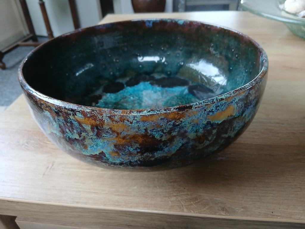 Mooie keramiek afb vis gesigneerd!15 euro, Antiek en Kunst, Ophalen