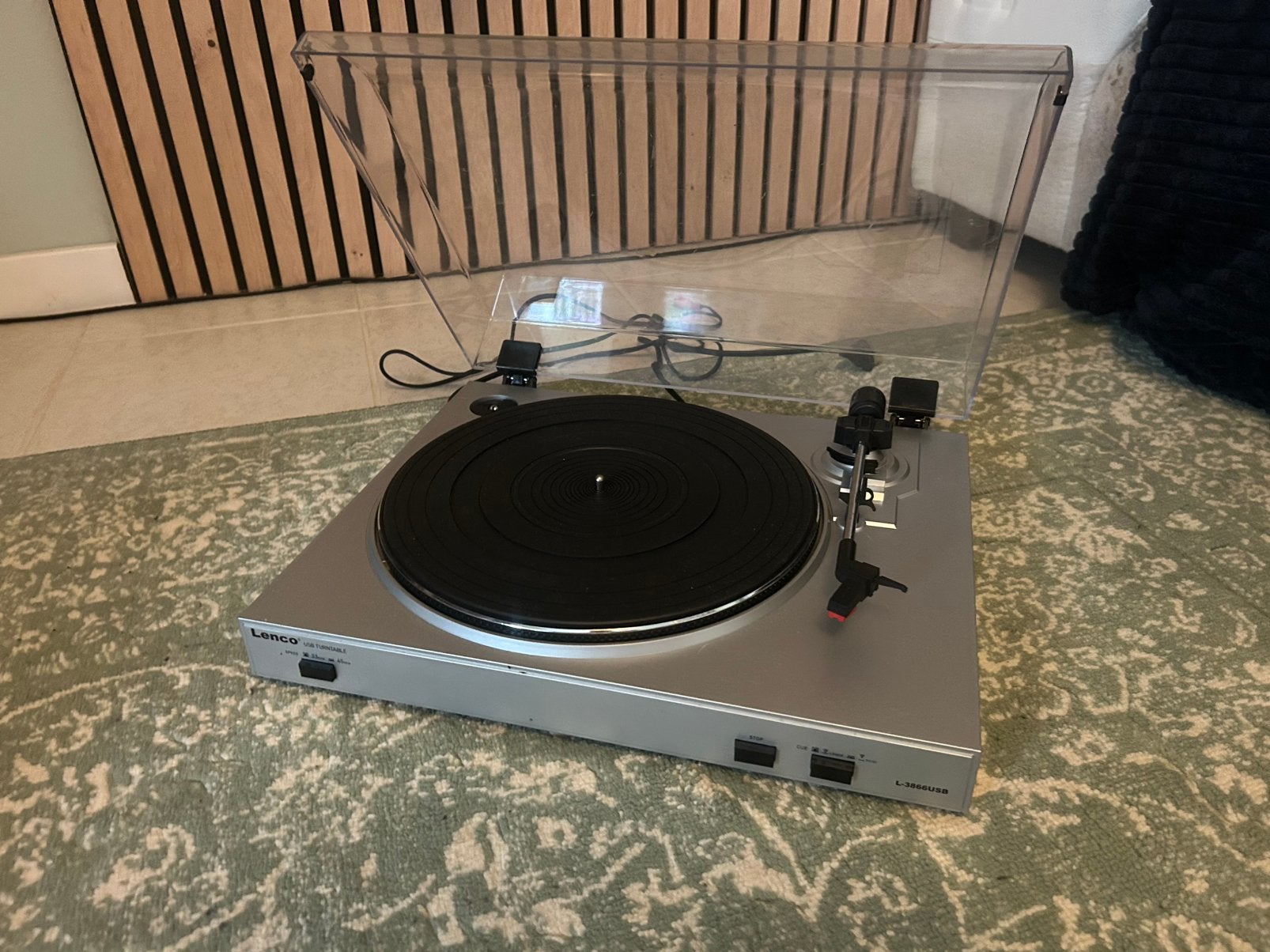 Lenco L 3866USB platenspeler, Audio, Tv en Foto, Platenspelers, Ophalen, Zo goed als nieuw, Overige merken