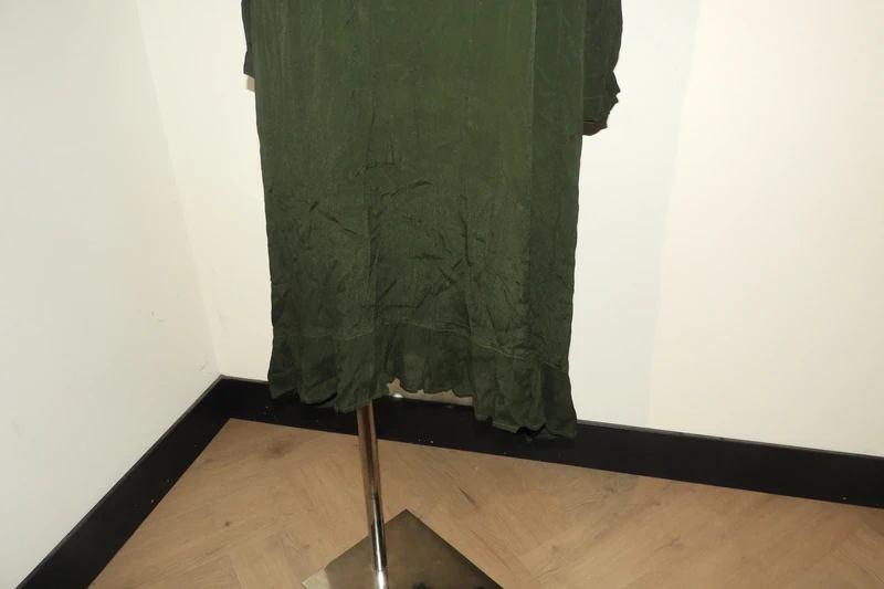 Essentiel Antwerp donker groene jurk basis look M, Kleding | Dames, Jurken, Maat 38/40 (M), Verzenden, Zo goed als nieuw, Essentiel Antwerp