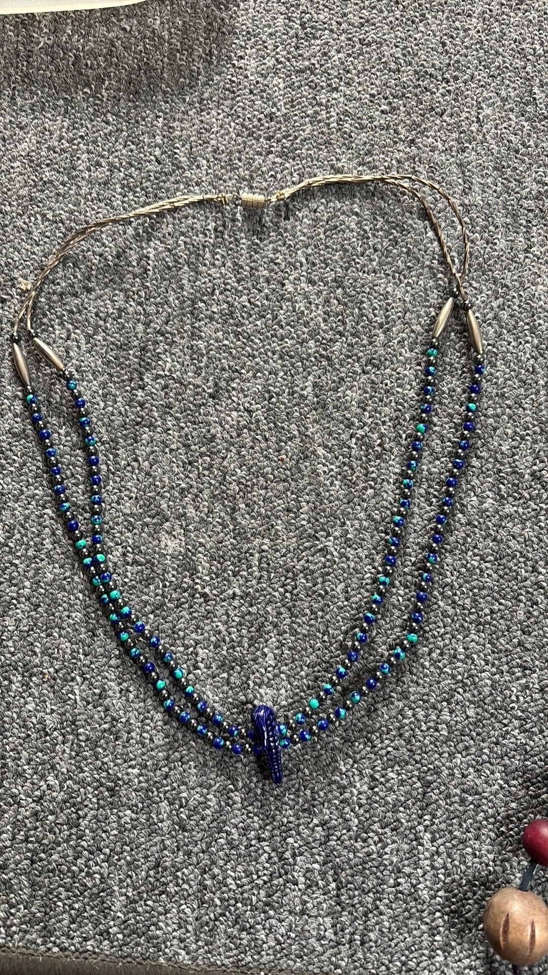Vintage ketting, Ophalen of Verzenden, Zo goed als nieuw, Overige materialen