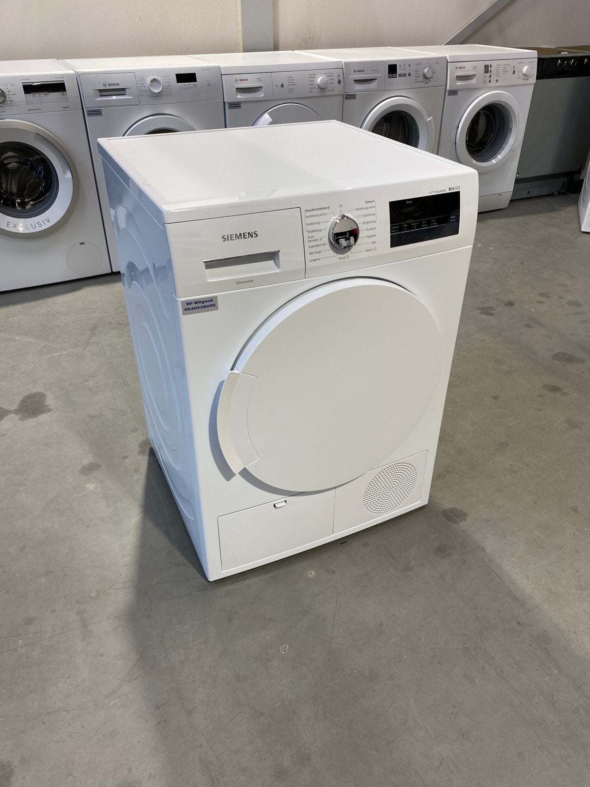 Siemens IQ300 ExtraKlasse CondensDroger 8KG! NieuwStaat!, Ophalen, Anti-kreukfase, 8 tot 10 kg, Zo goed als nieuw