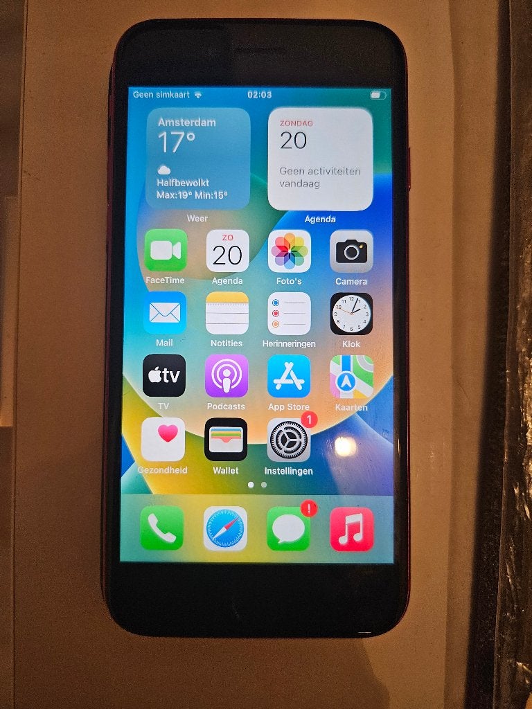 Iphone 8, Ophalen, Zo goed als nieuw, Zonder abonnement, Rood