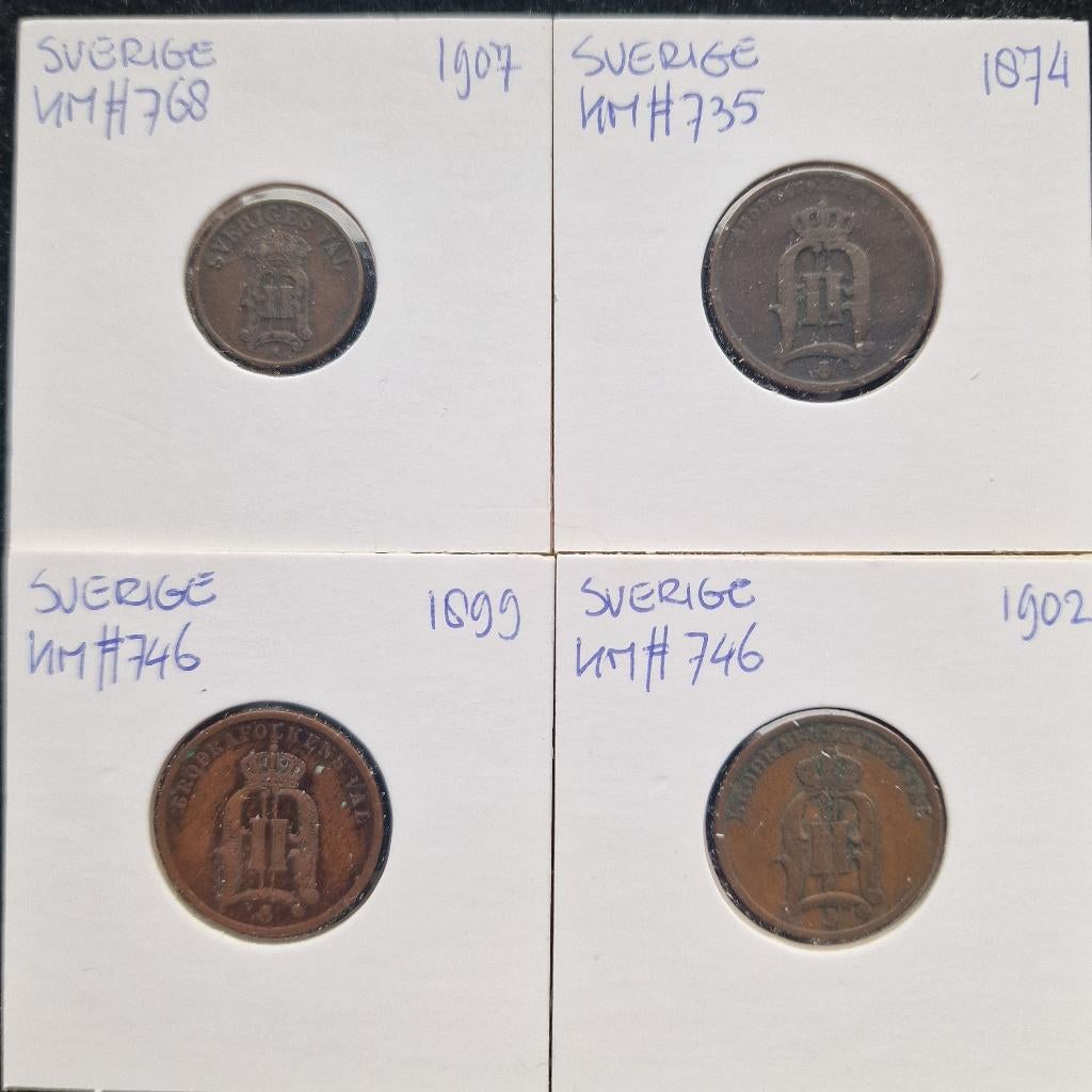 Munten Zweden, Ophalen of Verzenden, Overige landen, Setje
