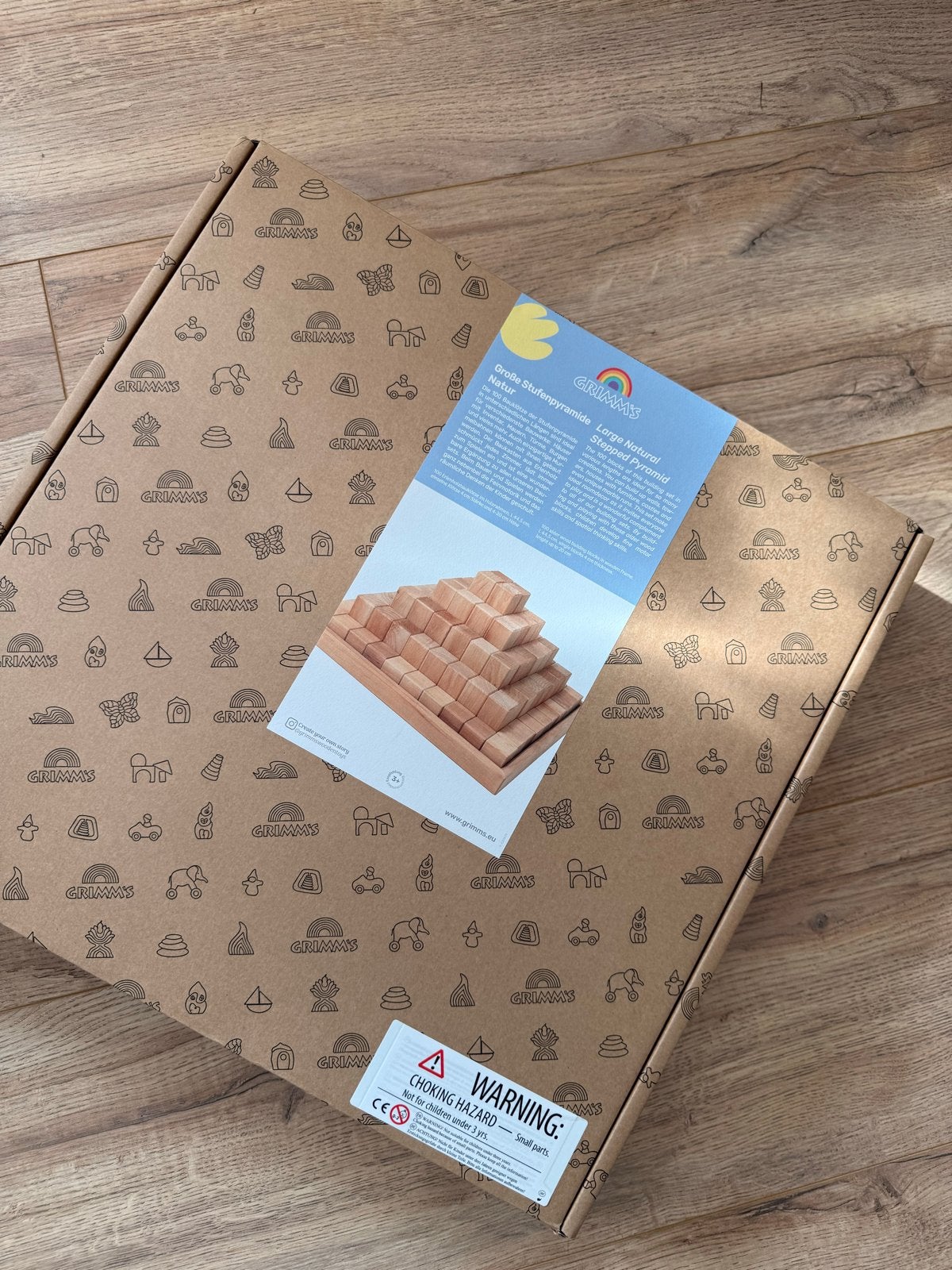 Grimm's Grote Piramide Naturel - Nieuw in doos, Ophalen of Verzenden, Nieuw, Overige merken