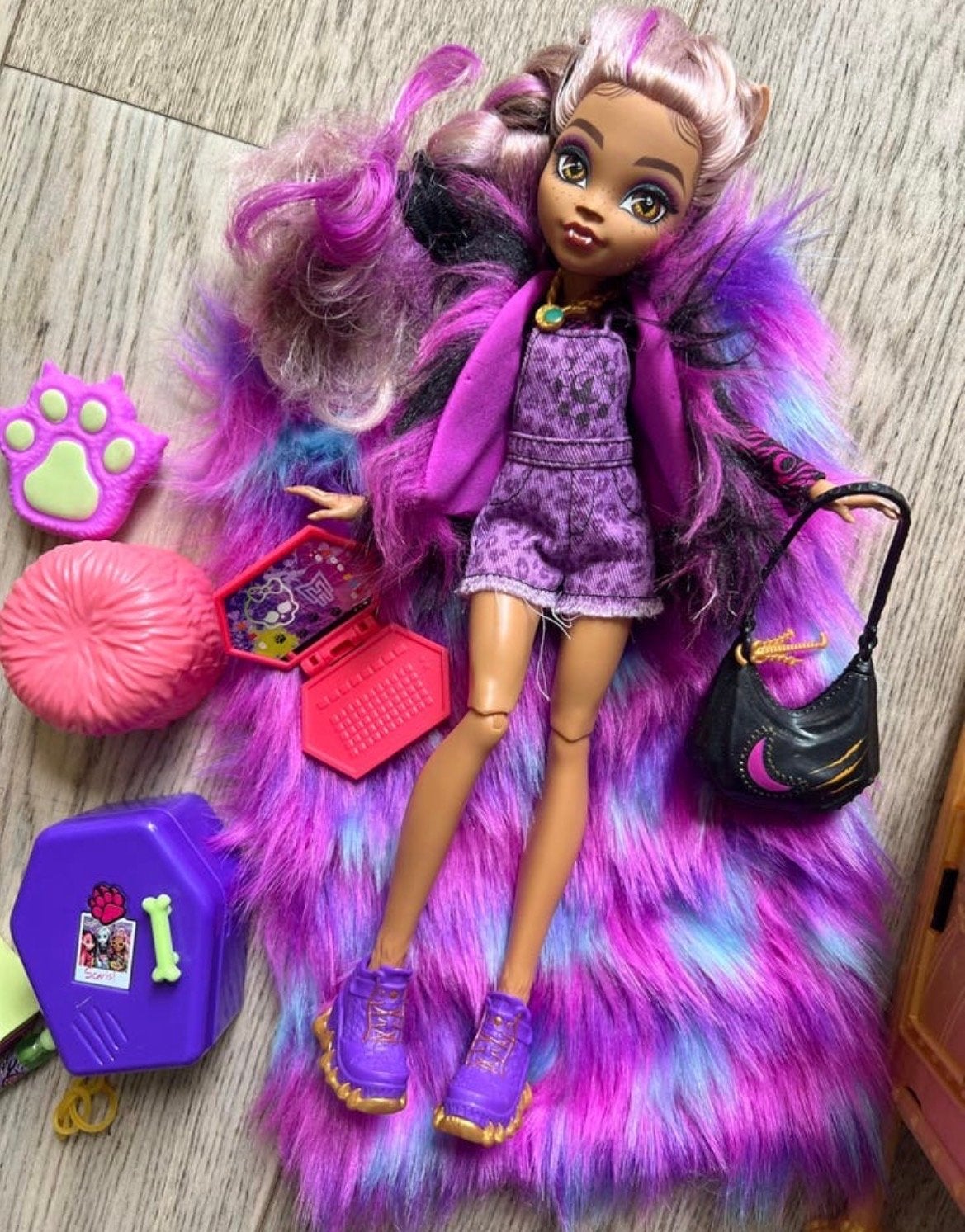Monster High Clawdeen Wolf Slaapkamer Speelset, Ophalen, Gebruikt, Overige typen