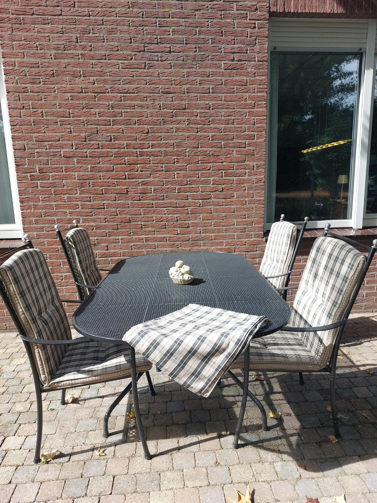 Tuinset, Ophalen, 4 zitplaatsen, Gebruikt, Aluminium