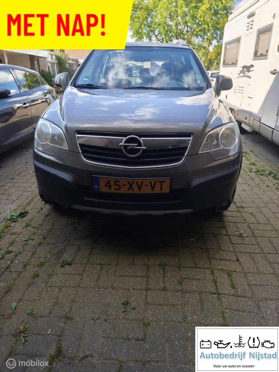 Opel Antara 2.4-16V Enjoy, Auto's, Gebruikt, 4 cilinders, Beige, Bedrijf