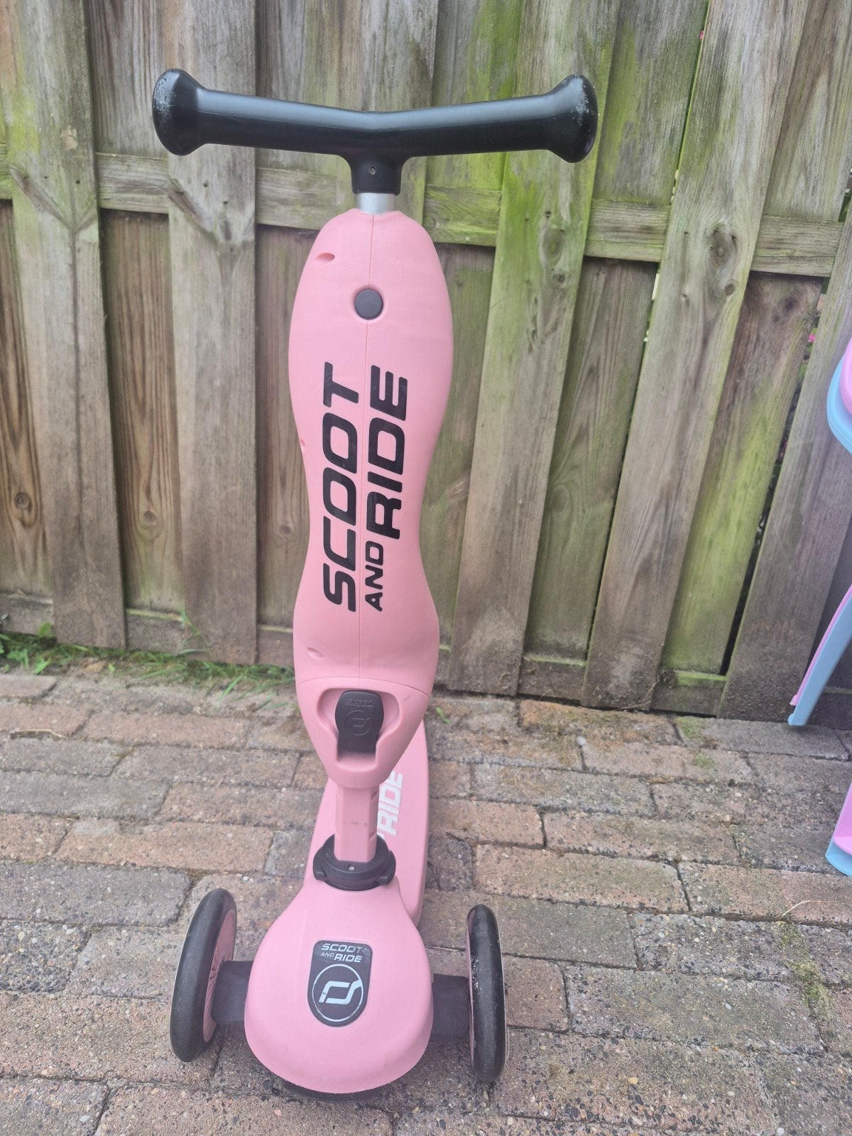 Roze Scoot & Ride step/loopfiets, Ophalen, Gebruikt, Gewone step