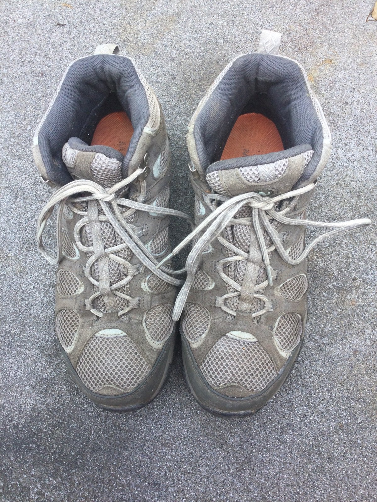 Wandelschoen hoog Merrell dames 42, Grijs, Gedragen, Wandelschoenen, Ophalen of Verzenden