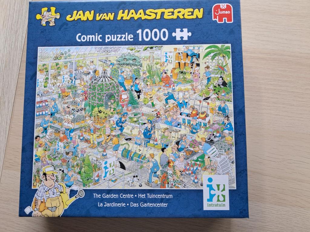 PUZZEL JAN VAN HAASTEREN ( HET TUINCENTRUM ), Ophalen, 500 t/m 1500 stukjes, Zo goed als nieuw