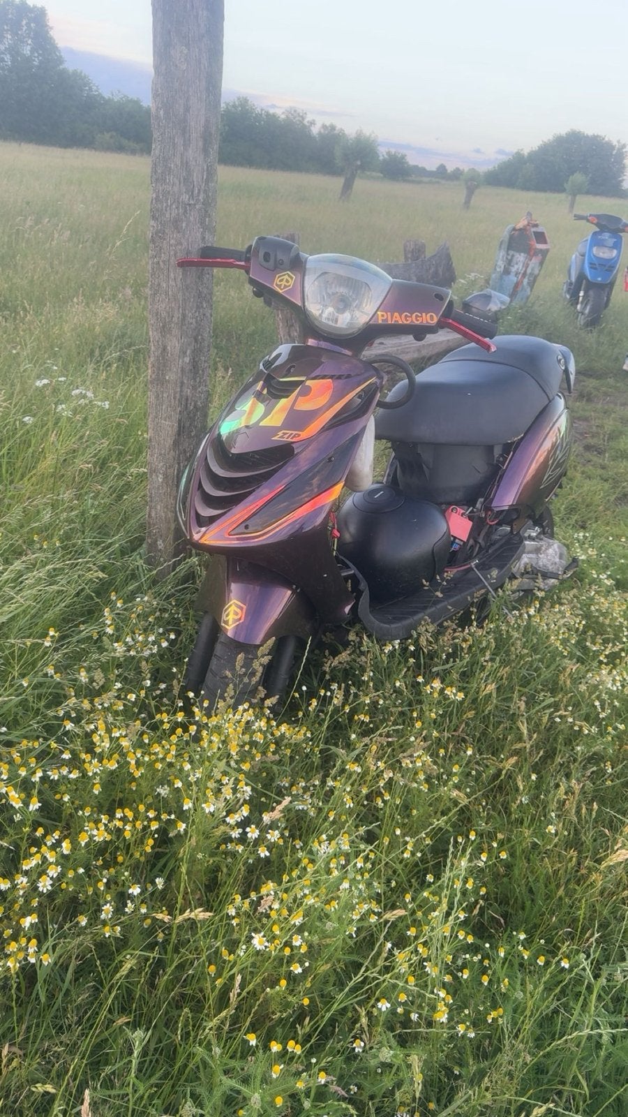 Zip 172cc brom, Fietsen en Brommers, Scooters | Piaggio, Zo goed als nieuw, Zip, Tweetakt, Ophalen of Verzenden