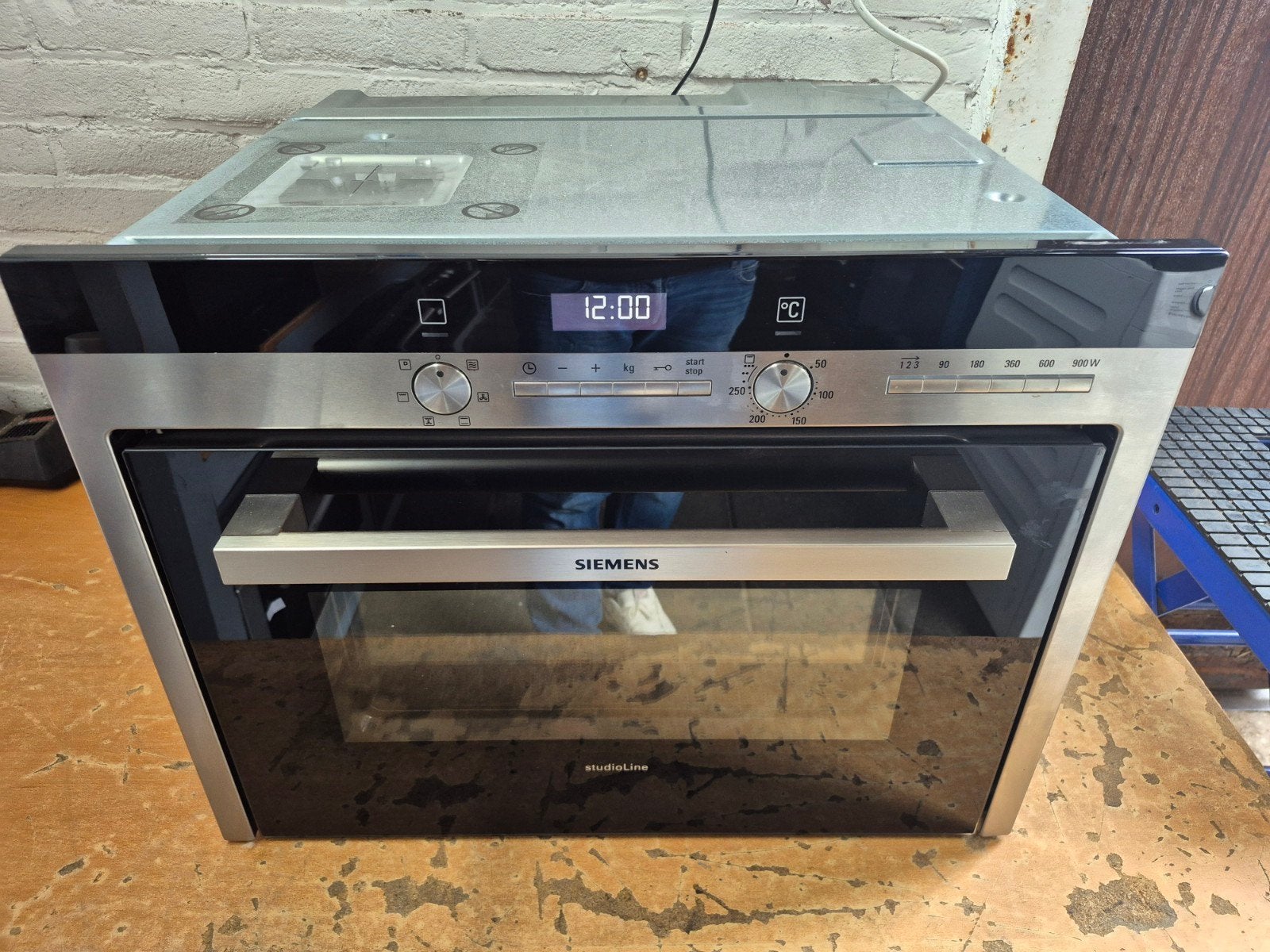 NETTE SIEMENS STUDIOLINE HB84K582 COMBI MAGNETRON/OVEN, Witgoed en Apparatuur, Combimagnetron, Gebruikt, Info@siemens.nl, Ophalen of Verzenden
