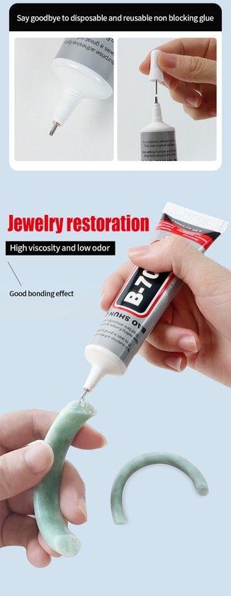 50 ML transparante lijm voor smartphones, tablets, sieraden, Verzenden, Nieuw