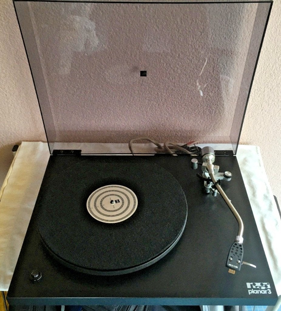 Rega Planar 3 platenspeler met R200 arm en Grado element, Ophalen of Verzenden, Gebruikt, Platenspeler, Overige merken