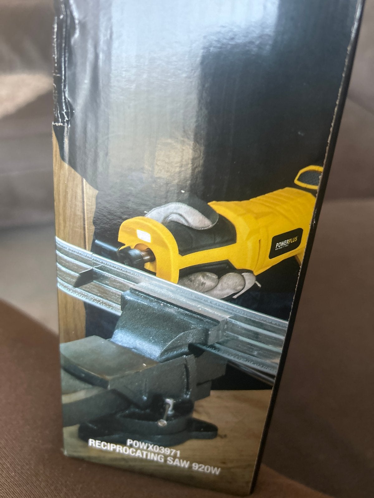 Powerplus Reciprozaag 920W - Zo goed als nieuw, 70 mm of meer, 600 tot 1200 watt, Ophalen of Verzenden, Zo goed als nieuw