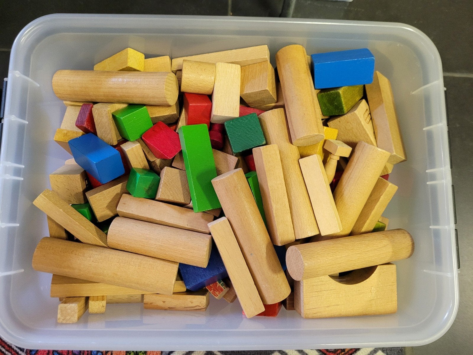 Gratis houten blokken, Ophalen, Gebruikt