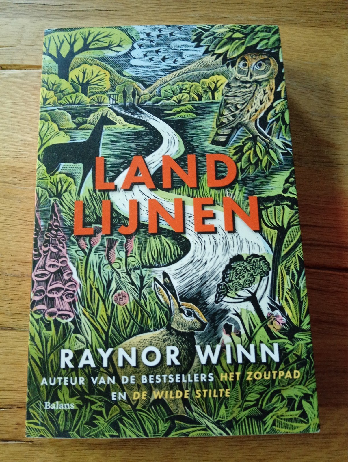 Landlijnen - Raynor Winn (Zo goed als nieuw), Ophalen of Verzenden, Zo goed als nieuw, Nederland, Raynor Winn