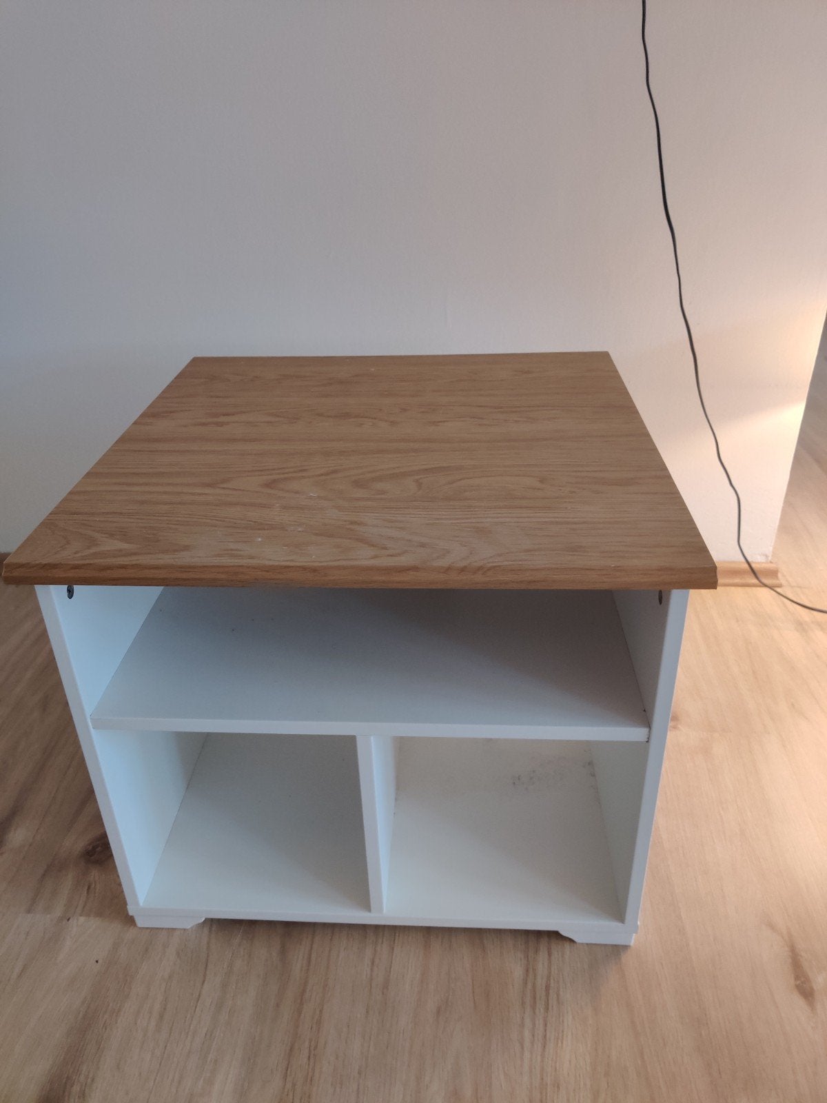 Ikea Salontafel met eikenhouten blad, Ophalen, Modern, Scandinavisch, 50 tot 100 cm, Minder dan 100 cm