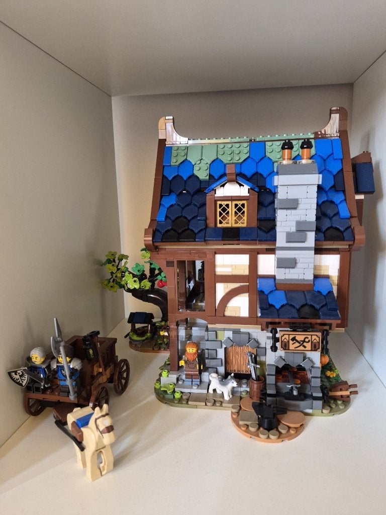 LEGO 21325 Ideas Medieval Blacksmith, Kinderen en Baby's, Speelgoed | Duplo en Lego, Ophalen of Verzenden, Zo goed als nieuw, Compleet