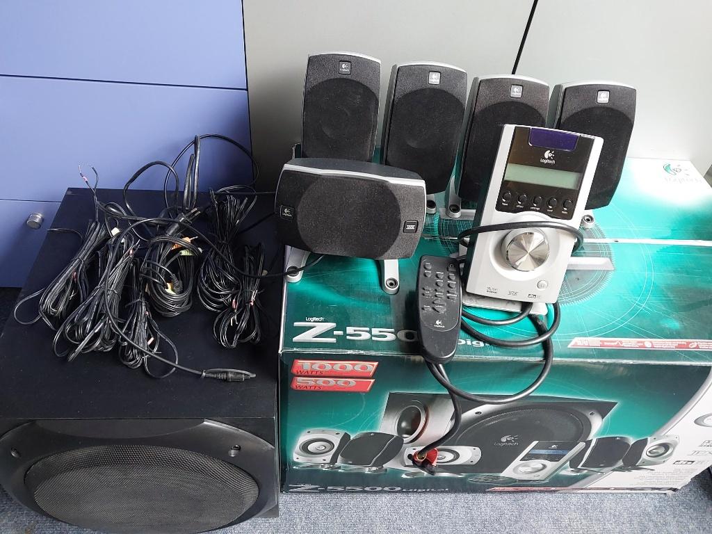 Logitech Z-5500, Computers en Software, Pc speakers, Gebruikt, Audiokanaal 5.1, Ophalen