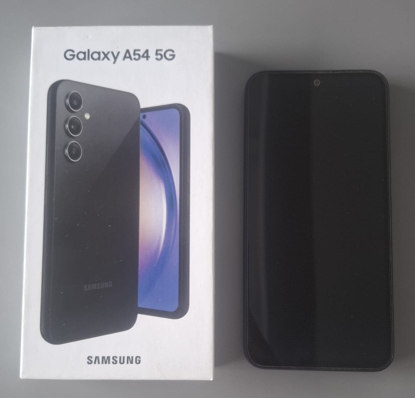 Samsung A54 5G (SM-A546B/DS) – 128 GB – Zwart, Gebruikt, Zwart, Touchscreen, Ophalen of Verzenden