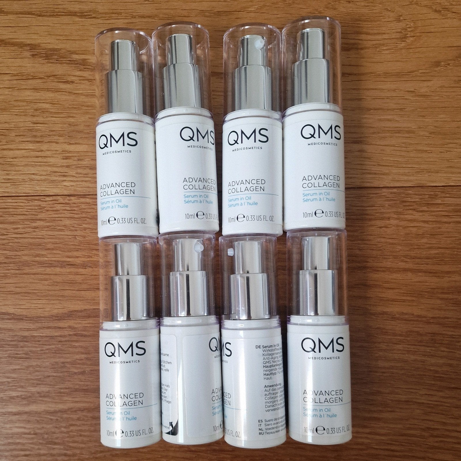 Nieuw! Qms advanced collagen twv 104,-. Serum in oil creme, Ophalen of Verzenden, Nieuw, Gehele gezicht, Verzorging
