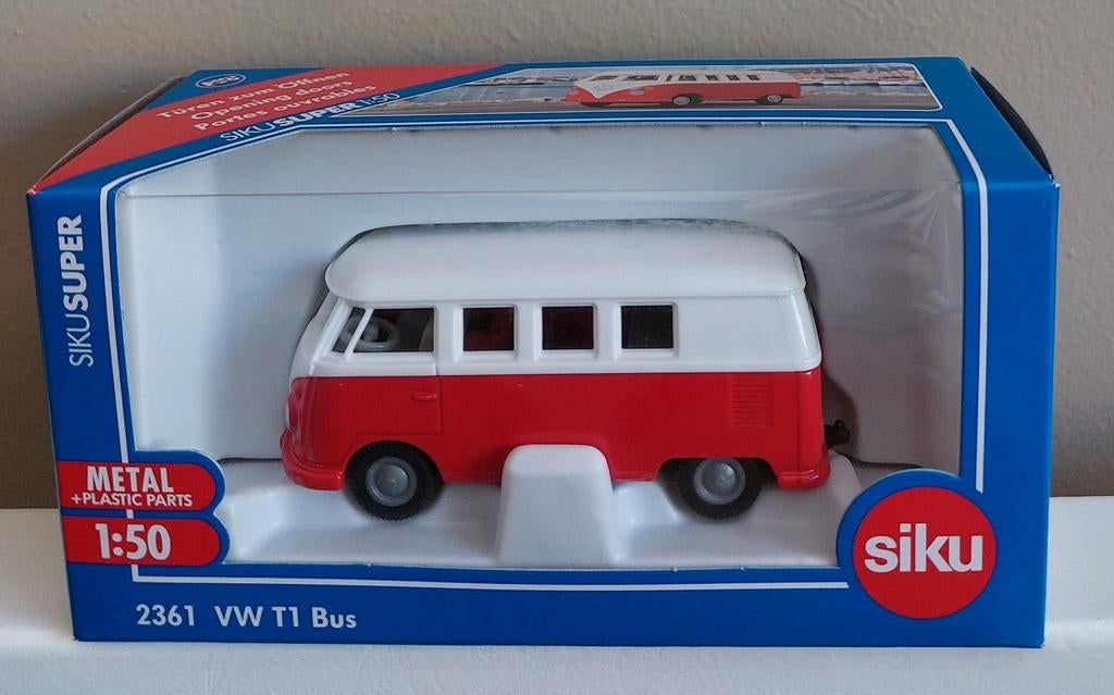 Volkswagen T1 bus, SIKU 2361, NIEUW, Ophalen of Verzenden, Nieuw, Bus of Vrachtwagen, Overige merken