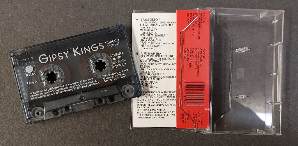 Gipsy Kings CASSETTE Bamboleo Origineel 1987 * Gypsy, Gebruikt, 1 bandje, Ophalen of Verzenden, NvT