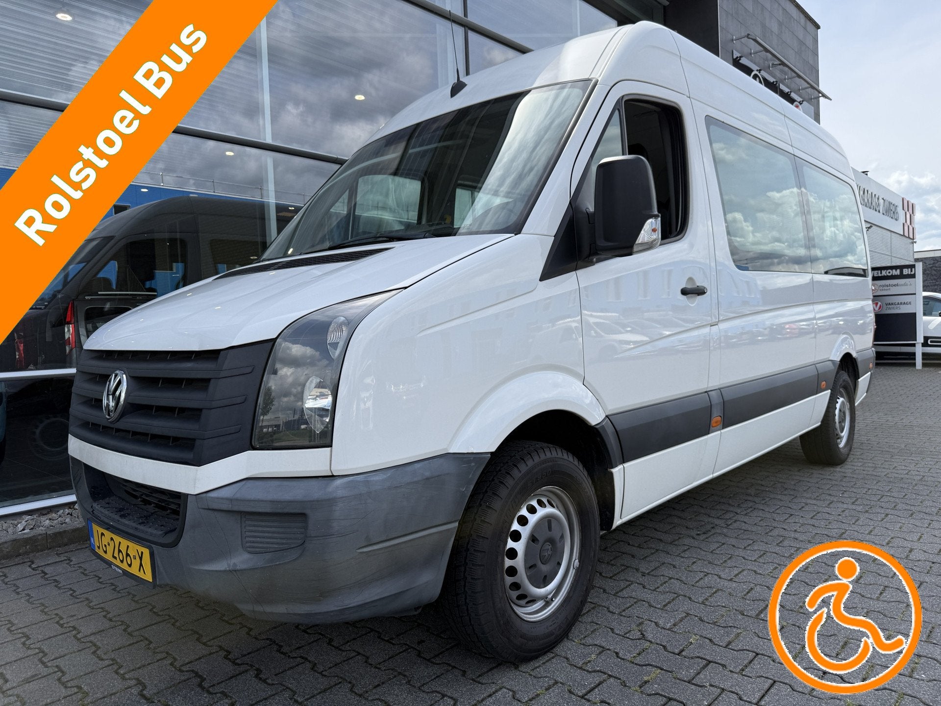 Volkswagen Crafter L2H2 Rolstoelbus / Personenbus 35 2.0 TDI, 13 km/l, Gebruikt, 116 pk, Wit