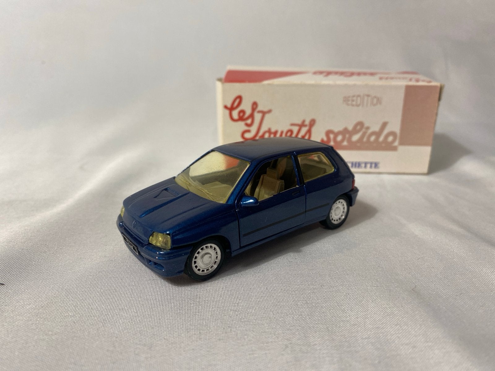 Solido Renault Clio 16V 1:43 - Blauw Diecast Modelauto, Overige merken, Auto, 1:32 tot 1:50, Ophalen of Verzenden