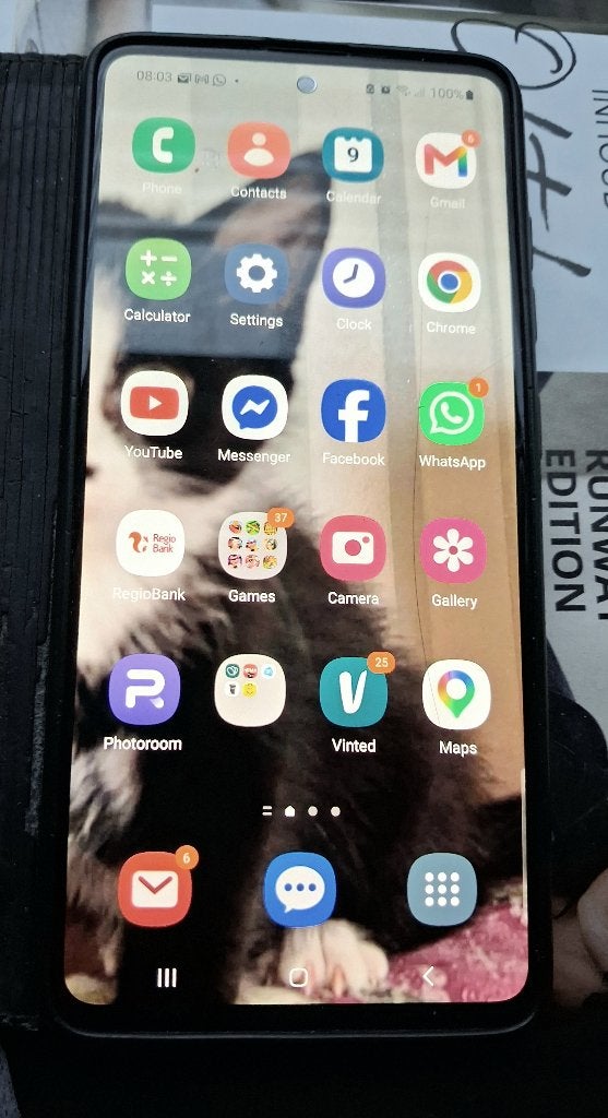 Samsung Galaxy A51 Mobile Phone incl. hoesje wp 299,99, Gebruikt, Wit, Touchscreen, Ophalen of Verzenden